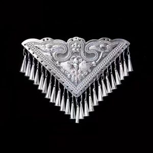 miao silver style ethnic minority craft supplies silver plated aluminum sheet for hair accessories & jewelry