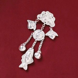 miao silver style ethnic minority craft supplies silver plated aluminum sheet for hair accessories & jewelry