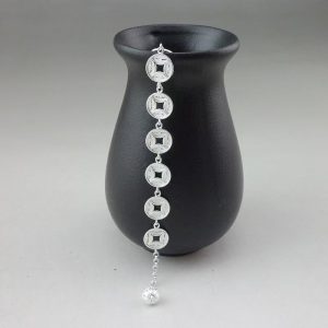 lucky chinese coin bracelet