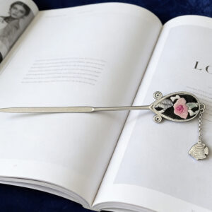 Oriental Vintage Floral Fish‑Charm Tassel Hair Stick for Women